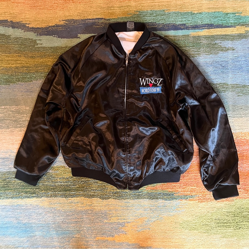 Vintage Wingz World Tour 89 Bomber Like Jacket
